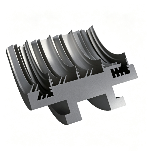 Vortex Side-Tooth Steam Seal